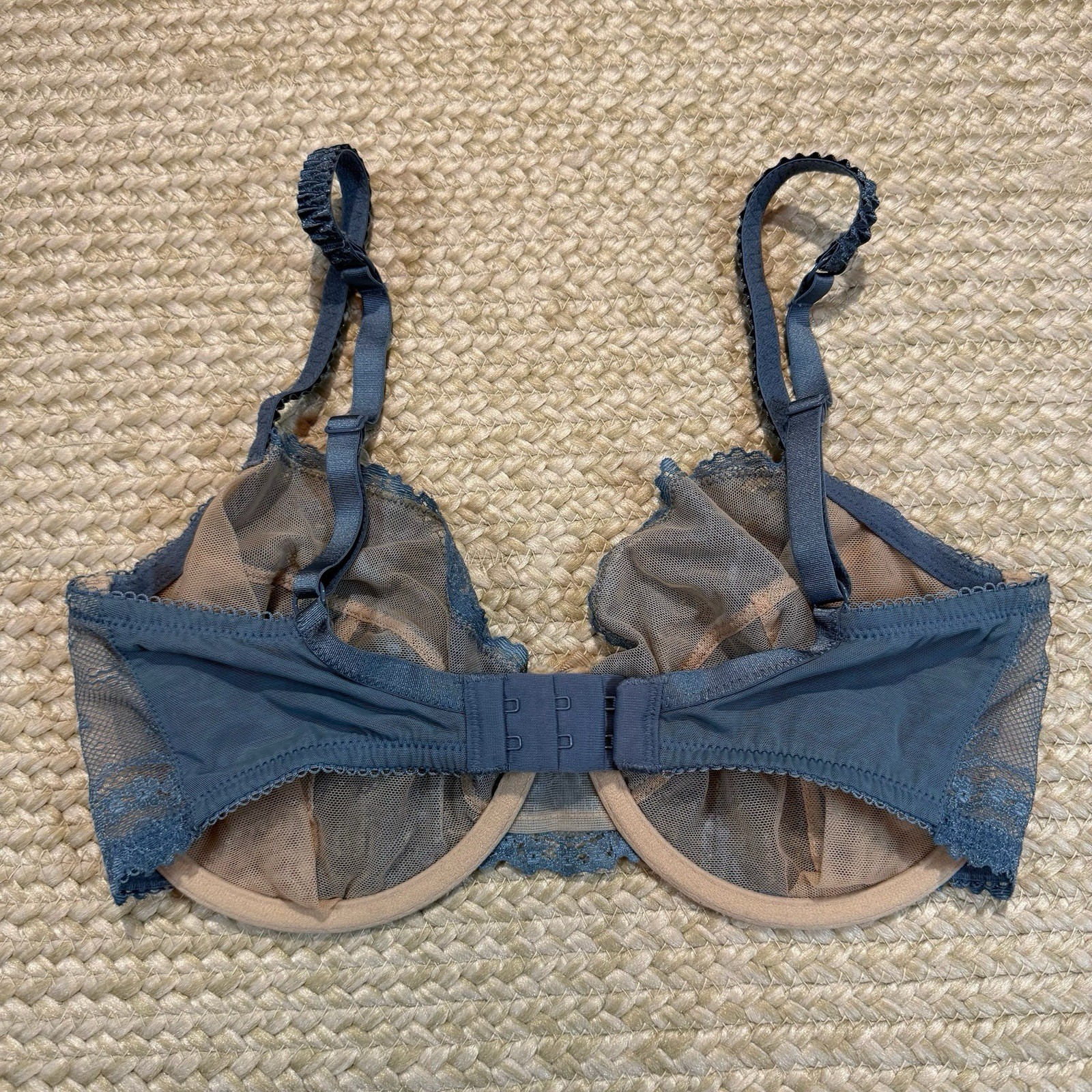 Elle MacPherson Intimates Blue/grey Underwire Lac… - image 6