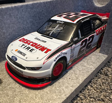 2016 1/24 Action Brad Keselowski #22 Discount Tire Mustang (Xfinity) Auto'd