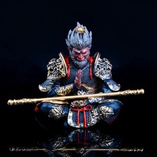 Vibrant Monkey King WUKONG Figurine Hand Painted Car Dashboard Ornament