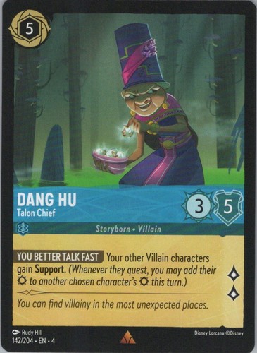 Dang Hu - Talon Chief 142/204 Ursula's Return Rare
