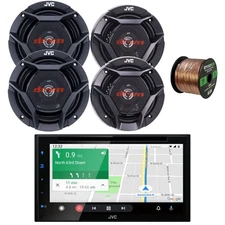 JVC KW-V660BT Bluetooth Receiver, 2x 6.5" Speakers, 2x 6.75" Speakers, Wire