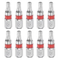 "10X T20H Magnetbits FüR 1/4\" Sechskant 1\" S2"