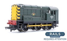 HORNBY 'OO' GAUGE R2157B BR GREEN CLASS 08 SHUNTER #08096 DIESEL LOCOMOTIVE