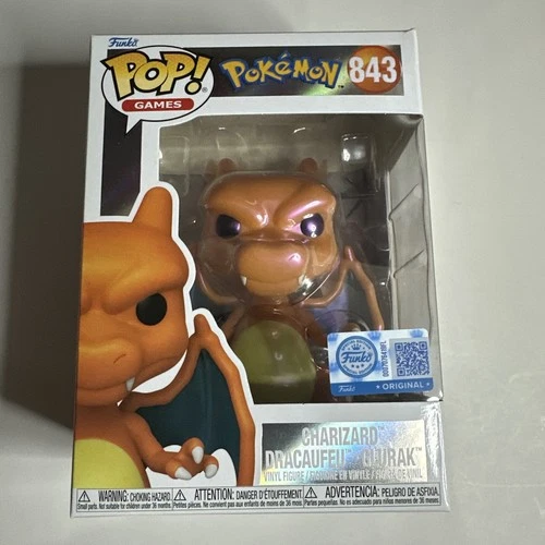 Pokemon Center Exclusive Charizard Pearlescent Funko Pop! 843 Authentic NIB dent