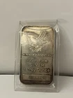 Vintage 1 Troy oz .999 Fine Silver Engelhard Bar Eagle Design