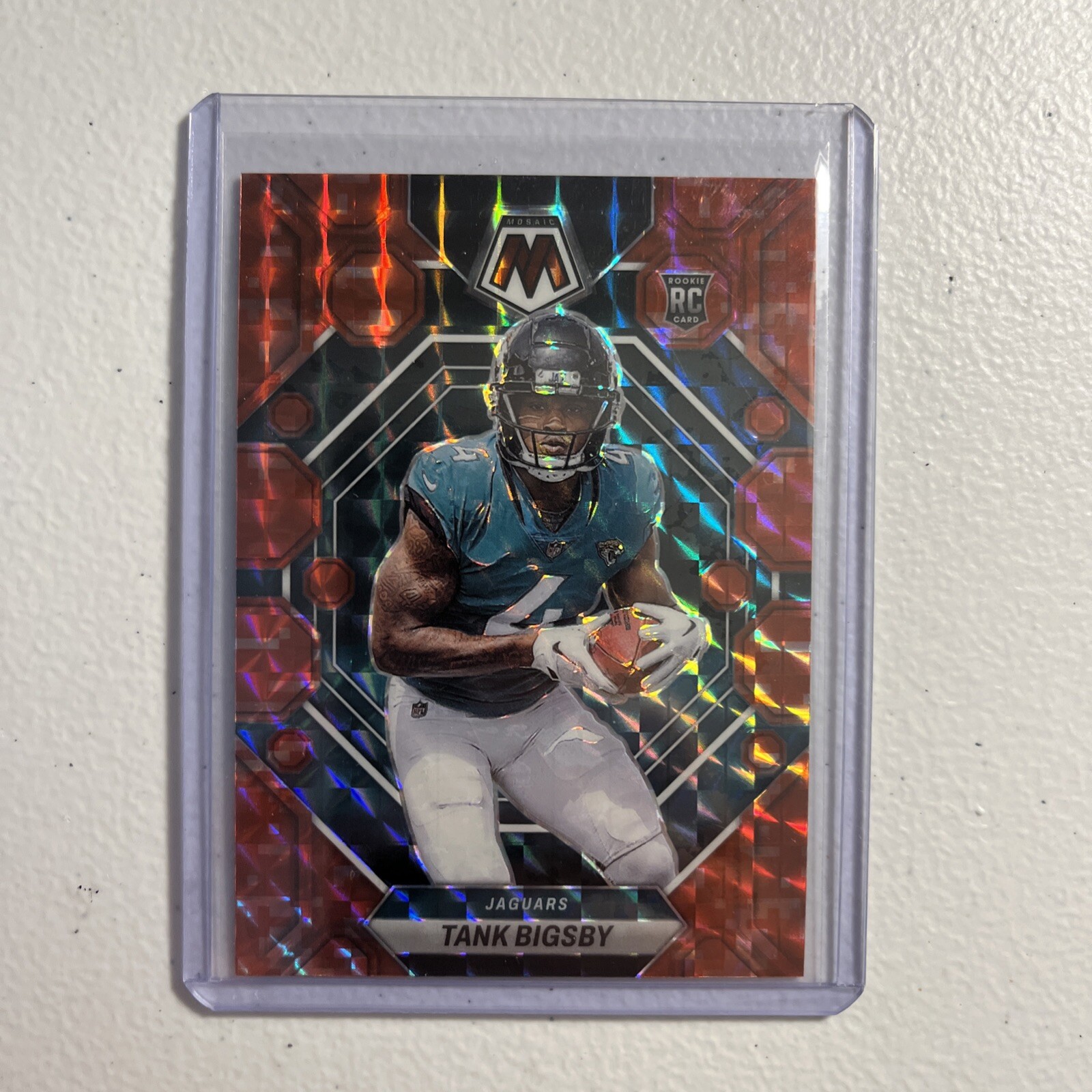 2023 Panini Mosaic - Rookies Red Mosaic Prizm #364 Tank Bigsby (RC)