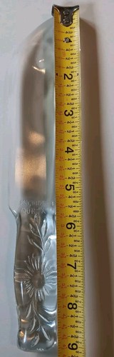Dur-X Clear Glass Cake Fruit Knife 9 ⅛" USA With Original Box and Paperwork - Picture 8 of 18