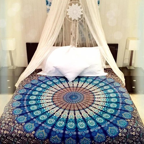 Indisch Wandteppich Wandbehang Tischdecke Indien Mandala Strandtuch Wandtuch - Bild 5 von 25