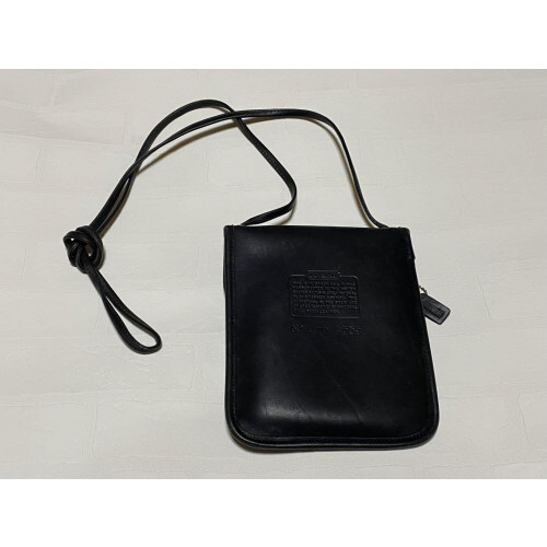 COACH USA made leather turnlock mini shoulder bag no gusset Used