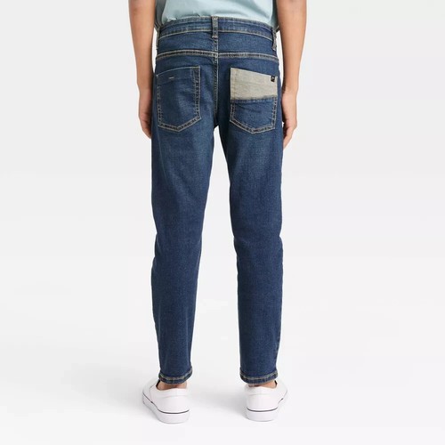 Boys Relaxed Taper Blue Jeans - Art Class 4 - Picture 2 of 2