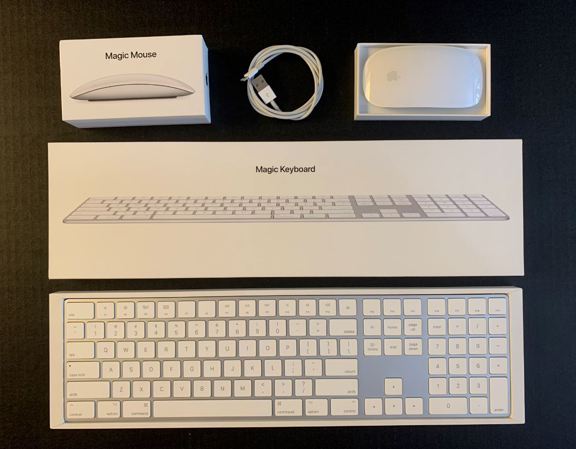 Apple Magic Mouse 2 & Magic Keyboard w/ Numeric keypad Apple Magic Mouse 2 & Magic Keyboard w/ Numeric keypad