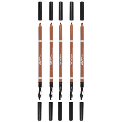 DOITOOL Augenbrauenstift Set Mit Positionierungsstift & Schablone - Make-up Werkzeug Für Perfekte Augenbrauen & Tattoo-Vorzeichnungen