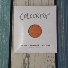 Colourpop Pressed Powder Shadow ~ High Society ~ Metallic Fire Orange Brand New!