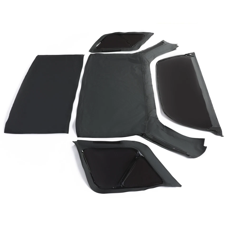 Soft Top w/ Tinted Windows Sailcloth Vinyl For 99-04 Suzuki Vitara Chevy Tracker - Imagem 4 de 4