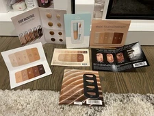 Makeup Foundation Sample Card LOT DIOR NARS ILIA TARTE SEA PAT McGRATH 🦋