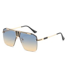 Oversized Square Pilot Sunglasses Mens Women Designer Fashion Outdoor Glasses