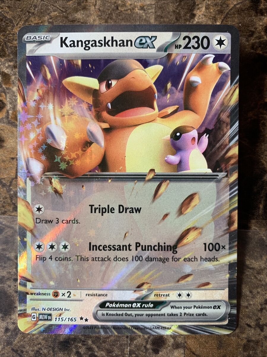 Kangaskhan ex - MEW EN - 115/165 - Double Rare