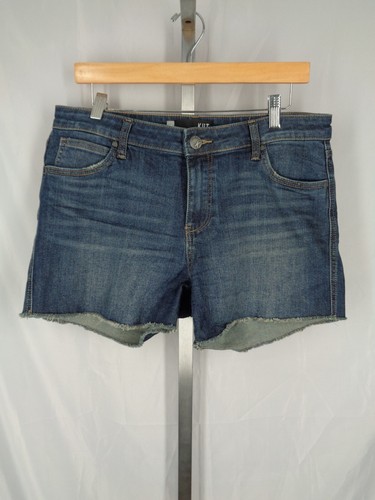Kut from the Kloth Frayed Gidget Jean Shorts Size 10