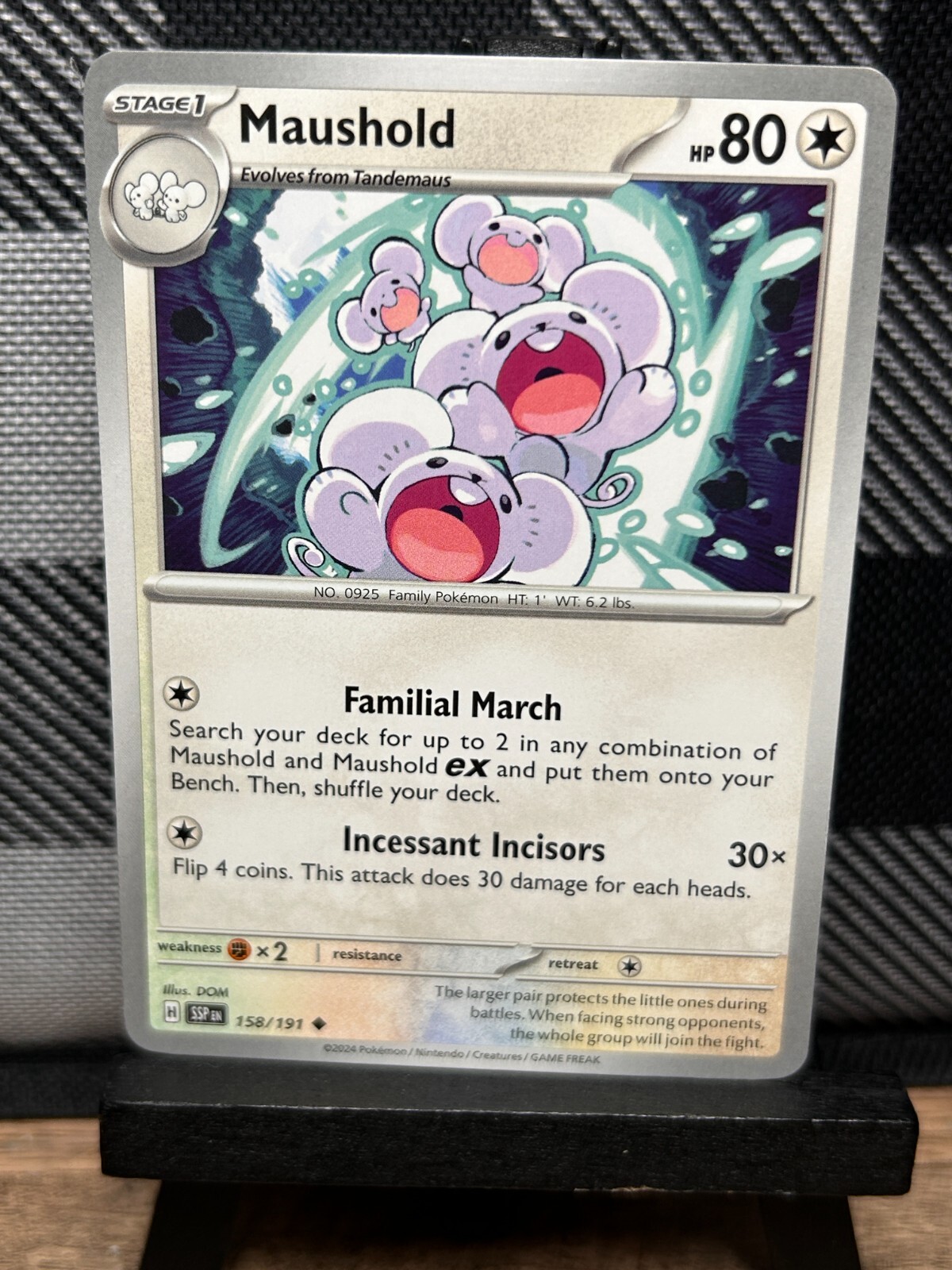 Pokemon TCG: Maushold 158/191, Surging Sparks