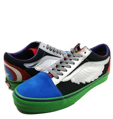 vans x marvel old skool avengers skate shoes