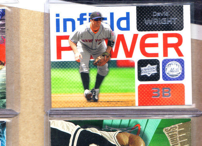 David Wright-2008 Upper Deck Infield Power Insert Card-Mets-Card-#IP-DW-Mint