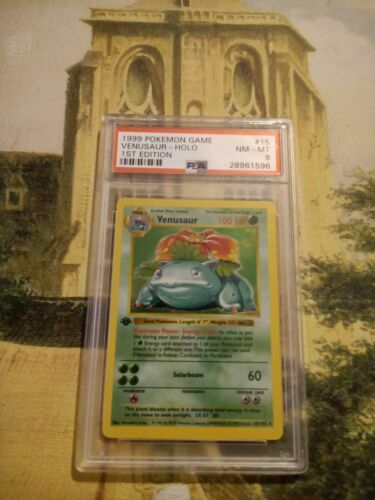1999 Pokemon Game 1st Edition Base Set Shadowless Venusaur Holo