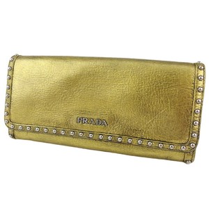 prada studded wallet