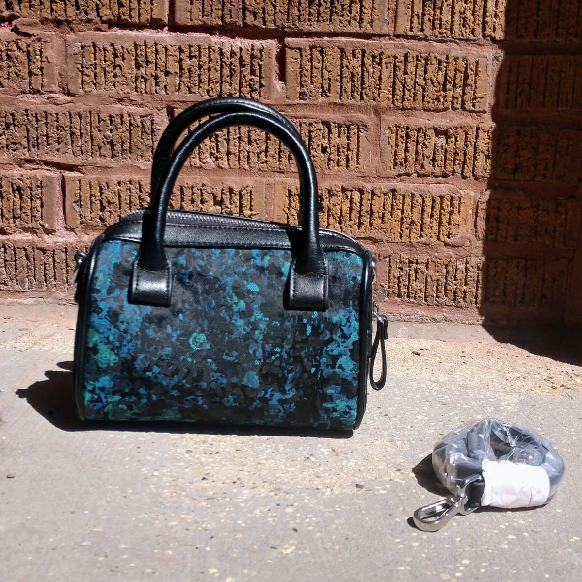 Urban Outfitters Mini Doctor Bag Detachable Crossbody Strap Black Blue Green