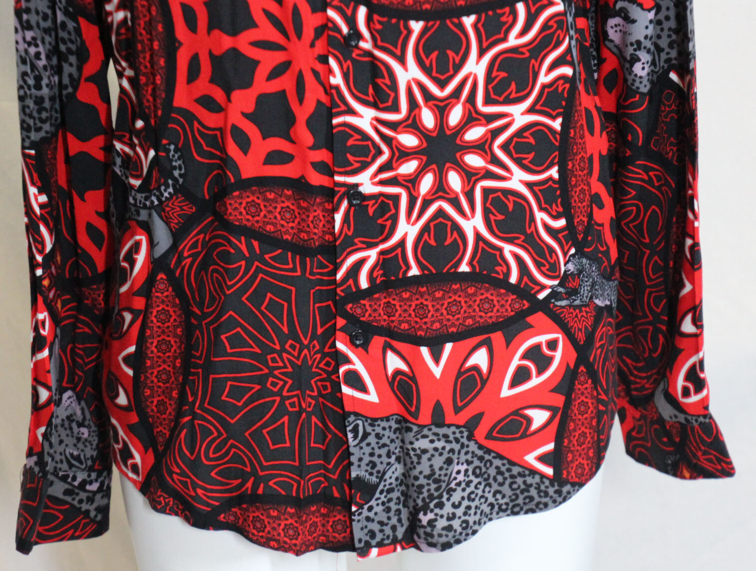 Reason shirt red pattern _size: L_new image 3