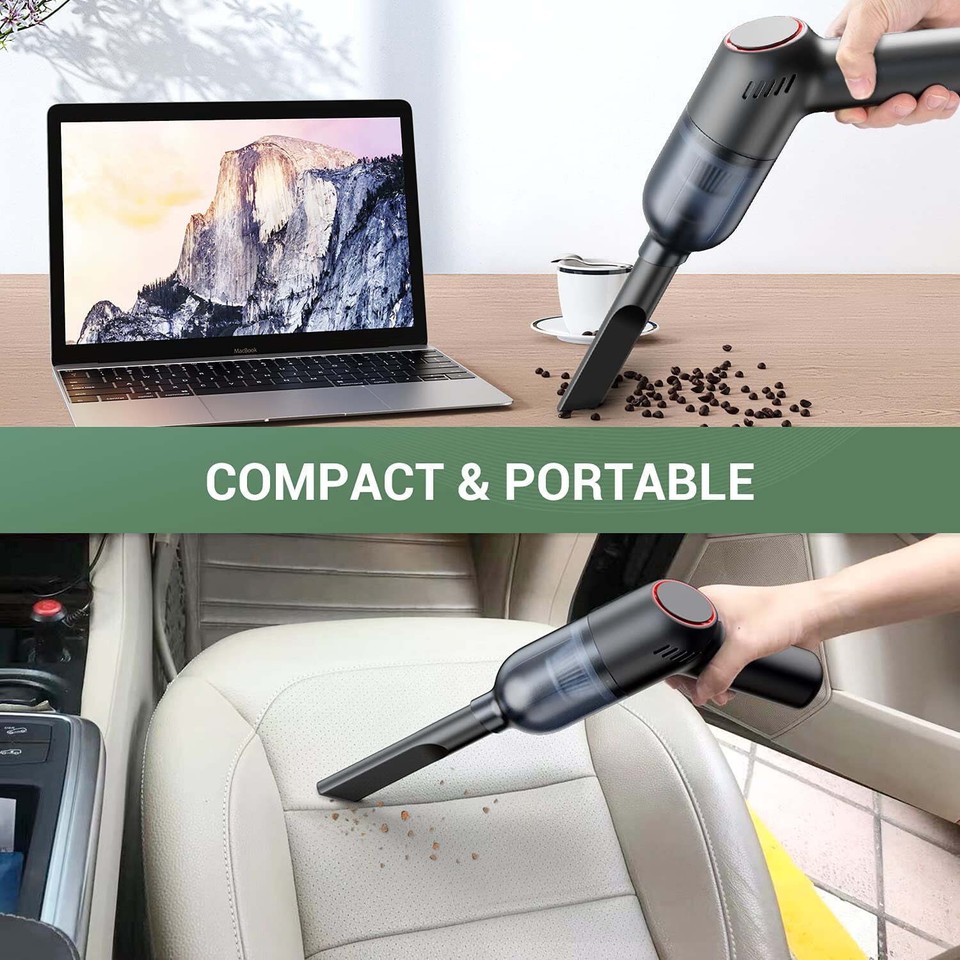Car Vacuum, Lightweight Handheld Vacuum Cleaner with Strong Suction eBay