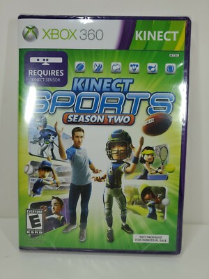 Kinect Sports Season Two 2 (Xbox 360 2011) Brand New