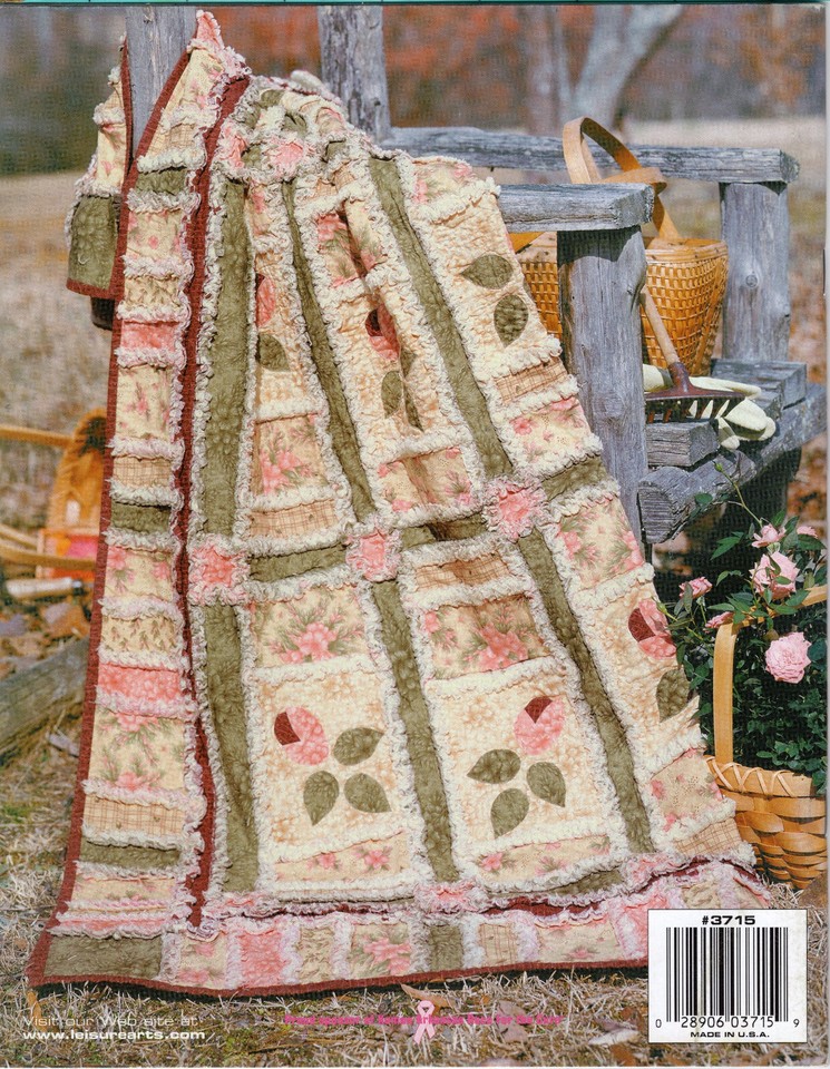 "Cut, Sew, Quilt as you go" ©2004 Leisure Arts Quilting Sewing Leaflet