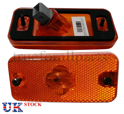 2x Seitenmarkierungsleuchten Lampen gelb für FIAT Ducato (Maxi) 2009> E4 gemarkt 24V
