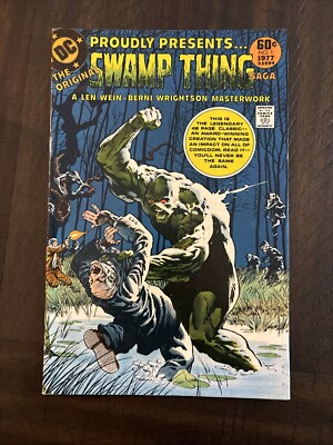The Original Swamp Thing Saga #1 (1977 DC Comics) Reader/Filler Bernie Wrightson
