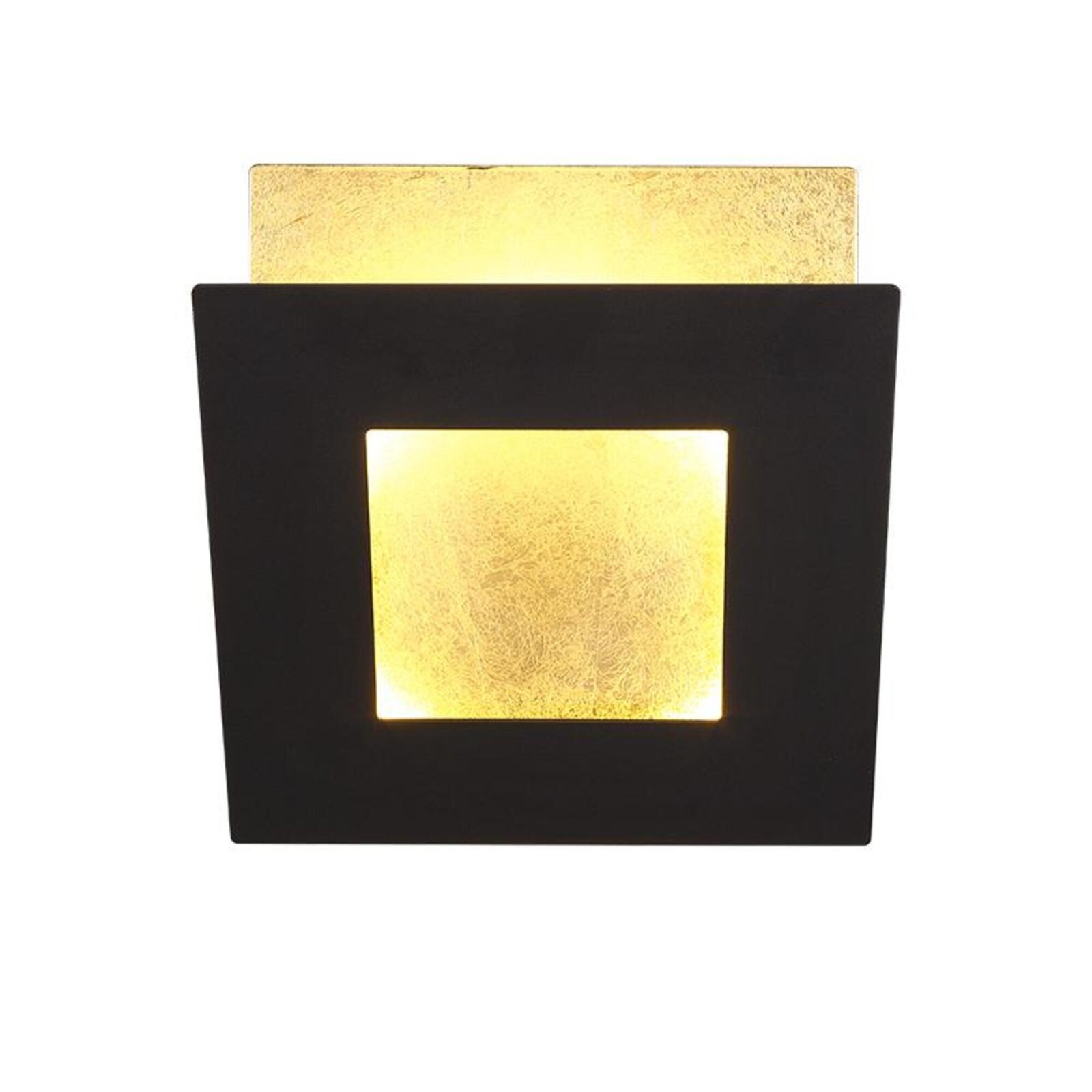 Lampada Parete LED MN-339 Oro Nero Quadrata Snodabile | Design Interni