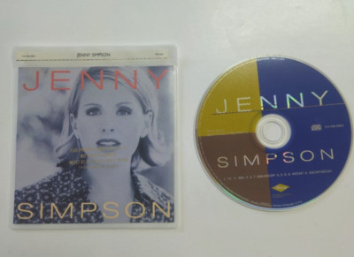 Jenny Simpson by Jenny Simpson CD Disc & Front Cover Art Promo Gold Stamp