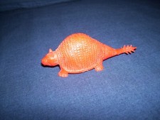 Vintage Winneco Prehistoric Play Set Red Glypotodont Figure