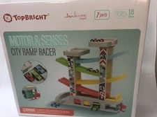 TOP BRIGHT Baby Kid Toys MOTOR  SENSES / CITY RAMP RACER - 18 Months  - WOODEN