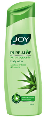 Joy Pure Aloe Multi Benefit Body Lotion SoothesHydrates  Freshens  100 ML