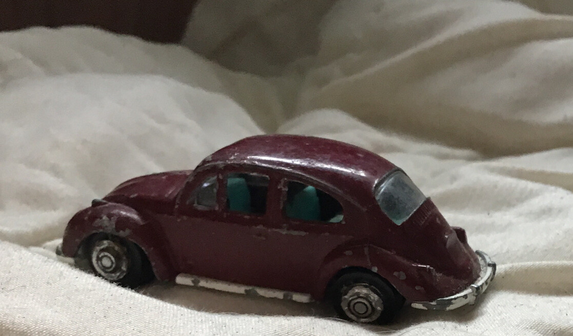Playart Volkswagen VW Beetle Bug made in Hong Kong vintage rare Dark
