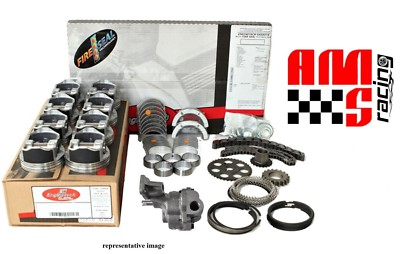 #ad #ad Stage 1 Engine Rebuild Kit w Flat Top Pistons for 1967 1985 Chevrolet 350 5.7L $289.99