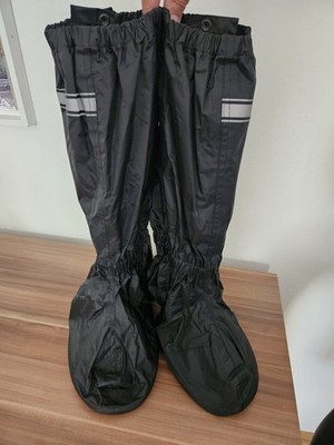 Regen Überziehstiefel Motorrad schwarz neu Größe XXL verstellbar POLO