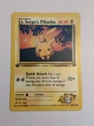 2000 Pokemon Gym Challenge - 1st Edition Lt. Surge's Pikachu #84/132