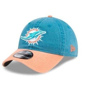Miami Dolphins Cap 9Twenty NFL  New Era Kappe Flach Stone Washed