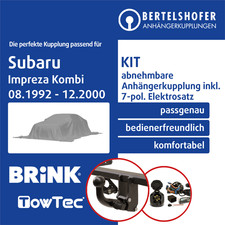 Für SUBARU Impreza Kombi Typ GF 08.1992-12.2000 AHK abn +7pol sp. E-Satz NEU TOP