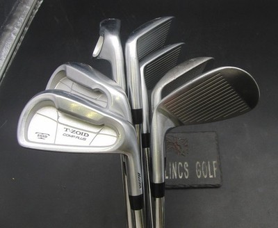 Set 7x Mizuno T-Zoid Comp Plus 6-SW + FW Eisen extra steife Stahlschäfte*