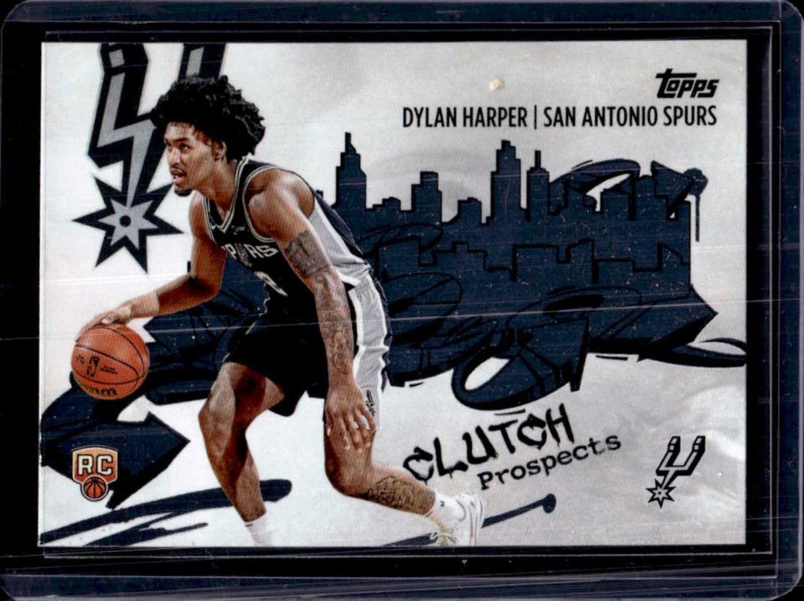 2025-26 Topps Dylan Harper Clutch City Prospects RC Rookie #CC-2 Spurs
