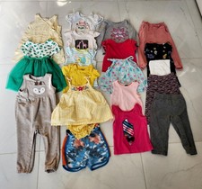 19 pieces Baby Girl Size 18 Months Clothes Romper, thights, short , Old Navy