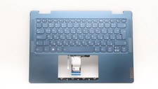 Lenovo Yoga 7 14IRL8 Keyboard Palmrest Top Cover Bulgarian Tidal Teal 5CB1L40873