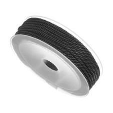 Nylon Thread 3mm 7m Braided Nylon String for DIY Craft Black